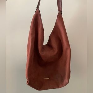Rebecca Minkoff Suede Leather Slouchy Shoulder Bag